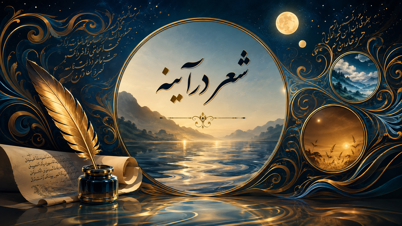 شعر شاعران در آینه