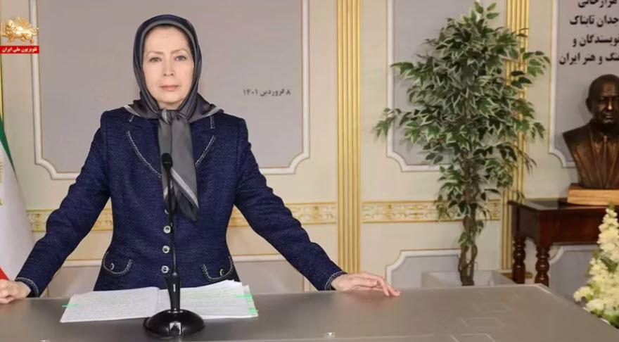 مریم رجوی : هزارخانی سرفراز شد و به‌ اوج رسید و الگویی شد برای روشنفکران و نویسندگان و اهل فرهنگ و هنر ایران