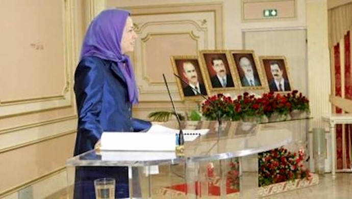  ۱۶دی ۱۳۹۲- گرامیداشت شهیدان حمله موشکی به لیبرتی با حضور رئیس‌جمهور برگزیده مقاومت 