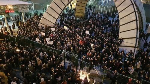 سالگرد قیام دی ۹۸ ـ اعتراف رژیم به دروغگویی در مورد هواپیمای اوکراینی و خروش مردم #تهران