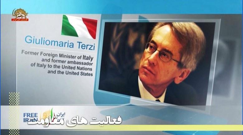 کنفرانس سیاست در قبال ایران ضرورت تحریم و حسابرسی از رژیم : جولیو ترتزی
